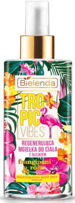 

Спрей для тела Bielenda, Tropic Vibes регенерирующая оливка роза и франжипани