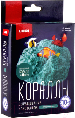 Набор для выращивания кристаллов Lori Кораллы / Крк-004 (изумрудный)