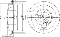 Тормозной барабан Patron PDR1493 - 