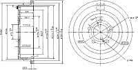 Тормозной барабан Patron PDR1003 - 