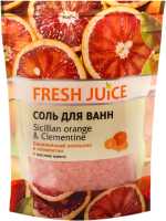 

Соль для ванны Fresh Juice, Сицилийский апельсин & Мандарин Дой-пак