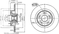 Тормозной диск Patron PBD7013 - 