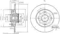 Тормозной диск Patron PBD7014 - 