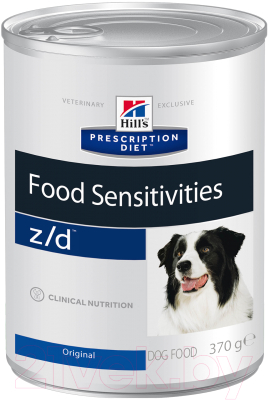 Влажный корм для собак Hill's Prescription Diet Food Sensitivities z/d Original (370г)