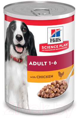 Влажный корм для собак Hill's Science Plan Adult Chicken (370г)