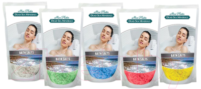 Соль для ванны Mon Platin Натуральная соль Мертвого моря с ароматическими маслами (500г)