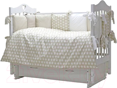 Комплект постельный для малышей Топотушки 12 месяцев / 661/8 (серый)