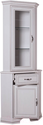 Шкаф с витриной Anrex Tiffany 1VU (вудлайн кремовый)