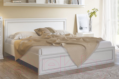 Полуторная кровать Anrex Tiffany 140 (вудлайн кремовый)