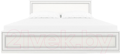 Полуторная кровать Anrex Tiffany 140 с ПМ (вудлайн кремовый)