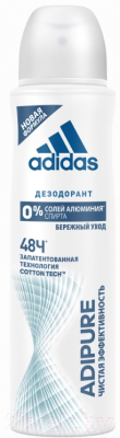 Дезодорант-спрей Adidas Adipure 48ч для женщин (150мл)