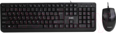 Клавиатура+мышь Sven KB-S330C (черный)