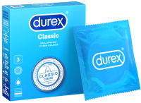 Презервативы Durex Classic №3 с гелем-смазкой (3шт) - 