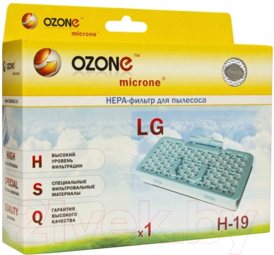 Фильтр для пылесоса OZONE H-19