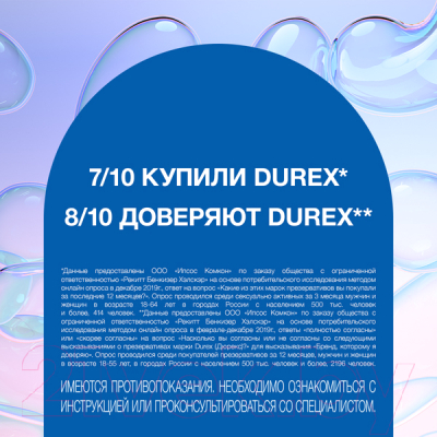 Презервативы Durex Invisible №3 (3шт)