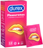 Презервативы Durex Pleasuremax №12 (12шт) - 