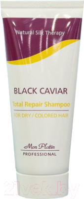 Шампунь для волос Mon Platin Восстанавливающий рН баланс для сухих волос с черной икрой (100мл)