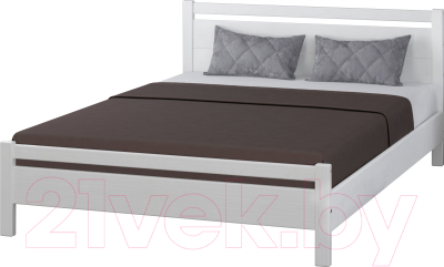 Полуторная кровать Bravo Мебель Вероника 1 120x200 (дуб белый)