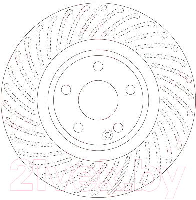 

Тормозной диск Mercedes-Benz, A246421261207