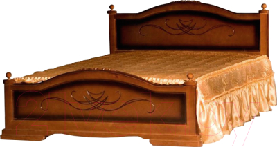 Односпальная кровать Bravo Мебель Карина 80x200 (орех)