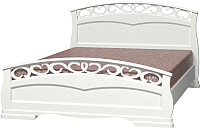 Каркас кровати Bravo Мебель Грация 1 140x200 (белый античный) - 
