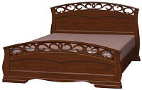 Каркас кровати Bravo Мебель Грация 1 160x200 (орех) - 