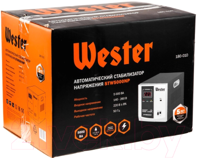 Стабилизатор напряжения Wester STW5000NP (534353)