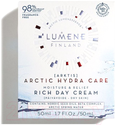Крем для лица Lumene Arktis Arctic Hydra Care Moisture&Relief Rich Day Cream (50мл)