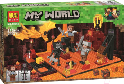 

Конструктор Bela, Minecraft Нападение в нижнем мире / 10963