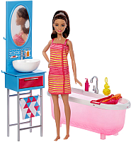 

Кукла с аксессуарами Barbie, С набором мебели / DVX51/DVX53