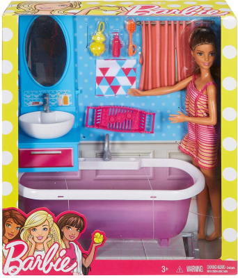 Кукла с аксессуарами Barbie С набором мебели / DVX51/DVX53