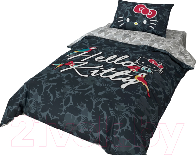 Комплект постельного белья Нордтекс Hello Kitty HK 1558 20024+8370/1