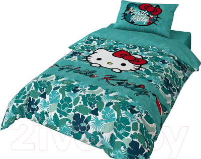 Комплект постельного белья Нордтекс Hello Kitty HK 1558 20026+8370/3