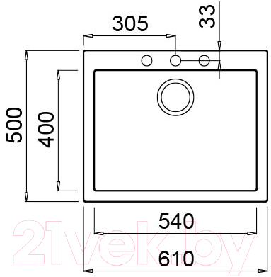 Мойка кухонная Elleci Quadra 110 Fango K43