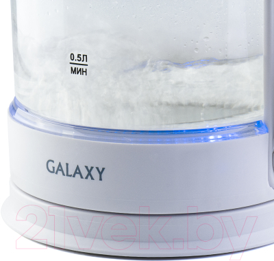 Электрочайник Galaxy GL 0553 (белый)