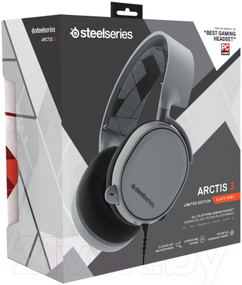 Наушники-гарнитура SteelSeries Arctis 3 / 61437 (серый)