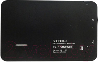 GPS навигатор Geofox MID702GPS