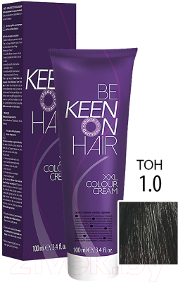 Крем-краска для волос KEEN Colour Cream 1.0 (черный)