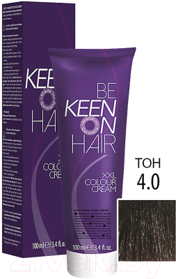 Крем-краска для волос KEEN Colour Cream 4.0 (коричневый)