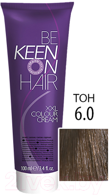 Крем-краска для волос KEEN Colour Cream 6.0 (темно-русый)