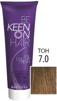 Крем-краска для волос KEEN Colour Cream 7.0 (средне-русый) - 
