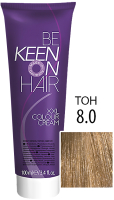 

Крем-краска для волос, Colour Cream 8.0