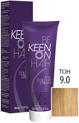 Крем-краска для волос KEEN Colour Cream 9.0 (светлый блондин)