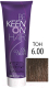 Крем-краска для волос KEEN Colour Cream 6.00 (темно-русый) - 