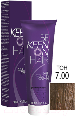Крем-краска для волос KEEN Colour Cream 7.00 (средне-русый)