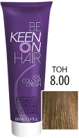 Крем-краска для волос KEEN Colour Cream 8.00 (блондин) - 