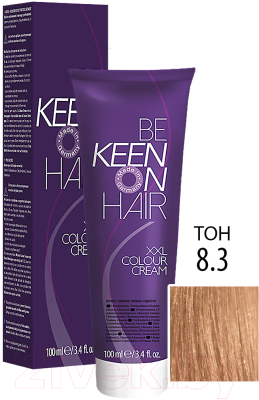 Крем-краска для волос KEEN Colour Cream 8.3 (блондин золотистый)