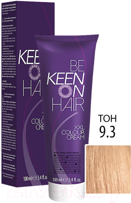 Крем-краска для волос KEEN Colour Cream 9.3 (светлый блондин золотистый)