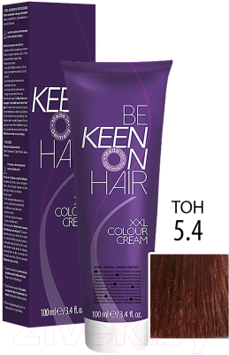 Крем-краска для волос KEEN Colour Cream 5.4 (светло-коричневый медный)