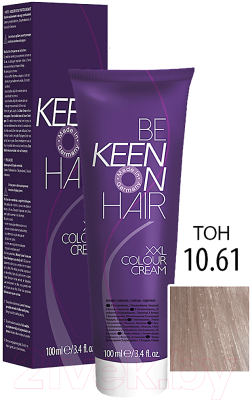 Крем-краска для волос KEEN Colour Cream 10.61 (ультра-св. блонд фиолет.-пепельн)